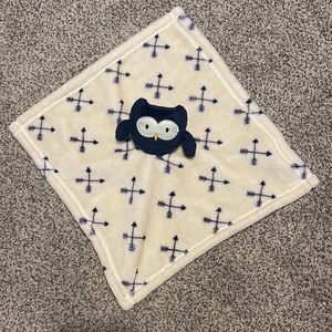 HB Baby Blue Arrows Owl Baby Security Blanket Lovey